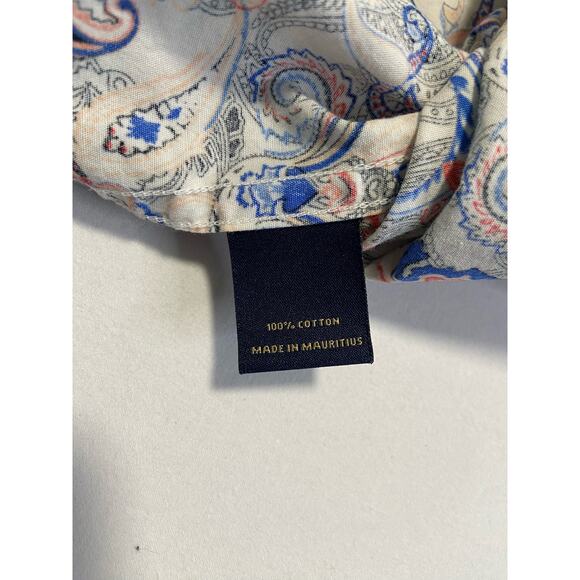 Cremieux Premium Denim men’s button up paisley shirt size medium - Picture 6 of 9